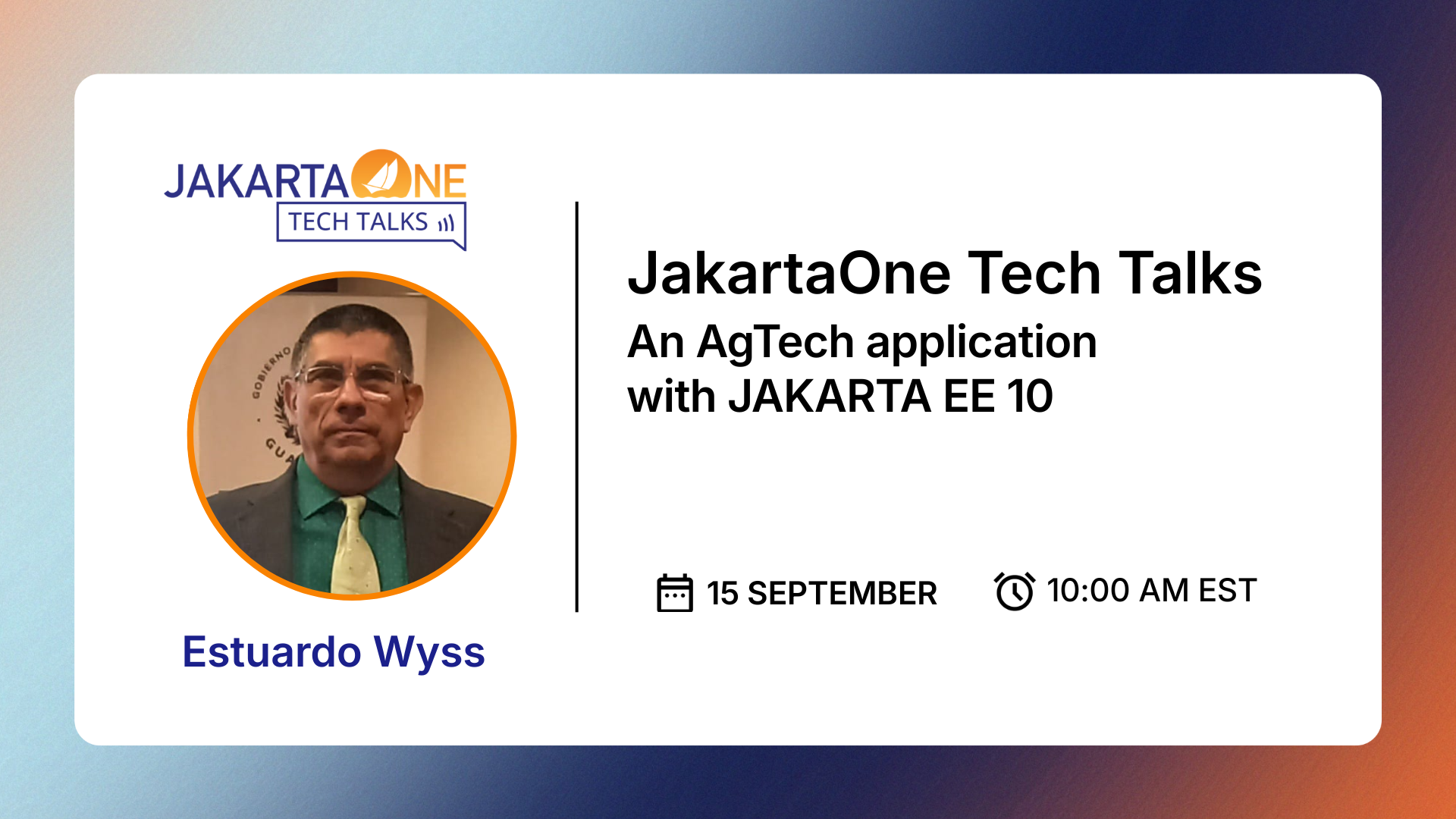 An AgTech application with JAKARTA EE 10